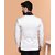 PrintCultr PrintCultr Men Solid Single Breasted Festive & Wedding Blazer (White)
