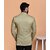 PrintCultr Solid Mandarin Festive & Wedding Men Blazer (Brown)
