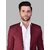 PrintCultr Men Solid Single Breasted Casual Blazer (Brown)