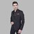 PrintCultr Men Solid Single Breasted Casual Blazer (Black)
