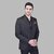 PrintCultr Men Solid Single Breasted Casual Blazer (Black)