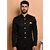 PrintCultr PrintCultr Men Solid Single Breasted Casual Blazer (Black)