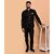 PrintCultr PrintCultr Men Solid Single Breasted Casual Blazer (Black)