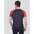 PrintCultr Colorblock Men Round Neck Cotton Blend Navy Blue, Red T-Shirt