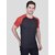 PrintCultr Colorblock Men Round Neck Cotton Blend Navy Blue, Red T-Shirt