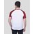 PrintCultr Colorblock Men Round Neck Cotton Blend White T-Shirt