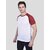 PrintCultr Colorblock Men Round Neck Cotton Blend White T-Shirt