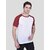 PrintCultr Colorblock Men Round Neck Cotton Blend White T-Shirt