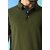 PrintCultr Solid Men Polo Neck Polyester Green T-Shirt