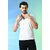PrintCulture Solid Men White T-Shirt