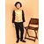PrintCulture Boys Printed Nehru Jacket (Orange)