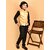 PrintCulture Boys Printed Nehru Jacket (Orange)