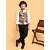 PrintCulture Boys Printed Nehru Jacket (Brown)