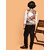 PrintCulture Boys Printed Nehru Jacket (Brown)