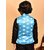 PrintCulture Boys Printed Nehru Jacket (Blue)