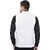 PrintCulture Men Solid White Cotton Blend Nehru Jacket