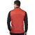 PrintCulture Men Solid Red Cotton Blend Nehru Jacket