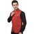 PrintCulture Men Solid Red Cotton Blend Nehru Jacket