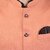 PrintCulture Men Self Design Beige Cotton Blend Nehru Jacket