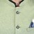 PrintCulture Men Solid Green Cotton Blend Nehru Jacket