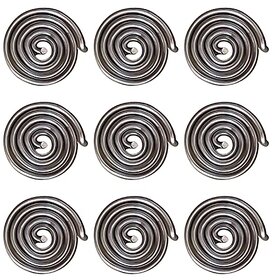 Sambhaav Aluminium Anti-Clockwise Spring Vastu Energy Balancer for Positive Flow (Pack of 9)