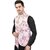 PrintCulture Men Printed Pink Cotton Blend Nehru Jacket