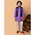 PrintCultr Boys Festive & Party Kurta, Waistcoat and Pyjama Set (Purple)