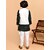 PrintCultr Boys Festive & Party Kurta, Waistcoat and Pyjama Set (Green)