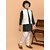 PrintCultr Boys Festive & Party Kurta, Waistcoat and Pyjama Set (Green)