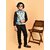 PrintCultr Boys Printed Nehru Jacket (Pack of 2, Blue)