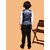 PrintCultr Boys Printed Nehru Jacket (Pack of 2, Navy Blue)