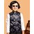 PrintCultr Boys Printed Nehru Jacket (Pack of 2, Black)