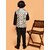 PrintCultr Boys Printed Nehru Jacket (Pack of 2, Beige)