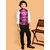 PrintCultr Boys Printed Nehru Jacket (Pack of 2, Purple)