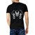 Vastra Vanam Couple Printed Round Neck Reversible Pure Cotton Black T-Shirt