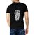 Vastra Vanam Couple Printed Round Neck Reversible Pure Cotton Black T-Shirt