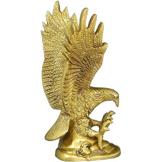 Sambhaav Small Adorable Golden Eagle Statue For Home Decoration
