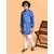 PrintCultr Boys Festive & Party Kurta and Pyjama Set (Blue)