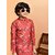 PrintCultr Boys Festive & Party Kurta and Pyjama Set (Red)
