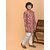 PrintCultr Boys Festive & Party Kurta and Pyjama Set (Maroon)