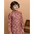 PrintCultr Boys Festive & Party Kurta and Pyjama Set (Maroon)