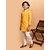 PrintCultr Boys Festive & Party Kurta and Pyjama Set (Yellow)