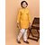 PrintCultr Boys Festive & Party Kurta and Pyjama Set (Yellow)