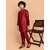 PrintCultr Boys Festive & Party Kurta and Pyjama Set (Red)