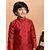 PrintCultr Boys Festive & Party Kurta and Pyjama Set (Red)