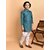 PrintCultr Boys Festive & Party Kurta and Pyjama Set (Green)