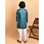 PrintCultr Boys Festive & Party Kurta and Pyjama Set (Green)
