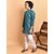 PrintCultr Boys Festive & Party Kurta and Pyjama Set (Green)