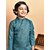 PrintCultr Boys Festive & Party Kurta and Pyjama Set (Green)