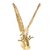 Sambhaav Small Adorable Golden Eagle Statue For Home Decoration